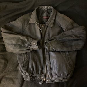 Vintage Leather Jacket (Genuine Leather)